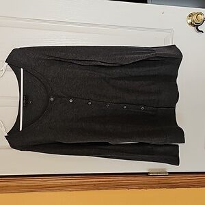 Lane Bryant 18/20 cardigan in heather gray.